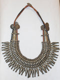 Primitive Rana Tharu Tribal Spike Collar Kanthshri Necklace Nepal #1055-Sold