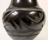 Santa Clara Carved Black ware by Pablita Chavarria (1914-1979), Ca 1970's #1071