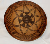 Coiled Basket : Native American Apache Coiled Basket #27 SOLD