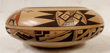 Native American, Hopi Poly Chrome Pottery Bowl, ca 1970's, #1023 Sold