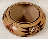 Native American, Hopi Poly Chrome Pottery Bowl, ca 1970's, #1023 Sold