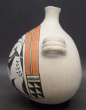 Acoma Pottery Canteen by Jessie Garcia, Ca 1970’s, #943 Sold