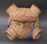 Native American, Mojave Pottery Four Spout Effigy Vase by Elmer Gates, Ca 1970's, #975