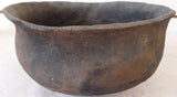 Native American, Historic Diegueno Small San Diego Pottery Plain Ware Cooking Bowl, #1030