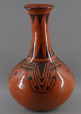 Native American, Maricopa Pottery Vase by Ida Redbird, Ca 1950's, # 1153