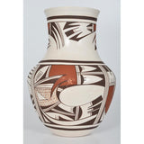 Native American, Hopi Poly Chrome Pottery Vase by Marianne Navasie # 1194 Sold