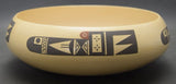 Native American Hopi Pottery Bowl, by Agnes Setalla Nahsonhoya, Ca 1980's, #1289