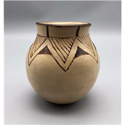 Native American Vintage Maricopa Pottery Vase, by Anita Redbird, Ca 1960's, #1328