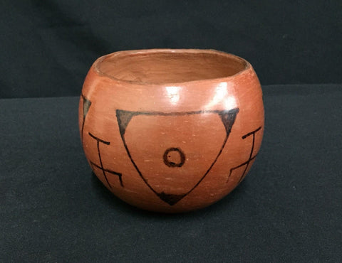 Native American, Tohono O'odham Pottery Bowl, Ca 1960's, #1335