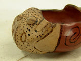 Native American Vintage Maricopa Pottery Frog Bowl, by Mabel Sunn (1898-1980), Mid 1900's, #1343 SOLD