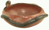 Native American Vintage Maricopa Pottery Snake Bowl, by Mabel Sunn (1898-1980), Mid 1900's, #1348