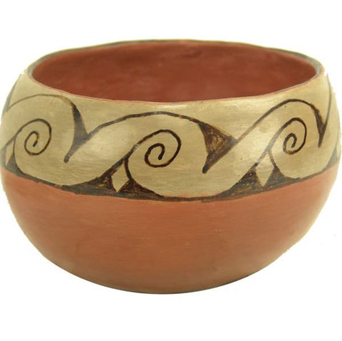 Native American Vintage Maricopa Pottery Bowl, by Vesta Bread (1912-1973), Ca 1900's, #1384 SOLD