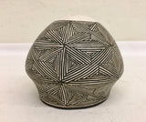 Native American, Vintage Acoma Pottery Bowl, by Lucy Lewis (1898-1992, Ca. 1960's, #1442 SOLD