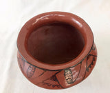 Native American, Vintage Unique Maricopa Pottery Jar, By Ida Redbird, (1892-1971). Ca 1940's- 1950's, #1468 SOLD