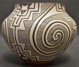 Native American, Vintage Acoma Pottery Olla, by  Adrienne Roy Keene, Ca. 1970's, #1463 SOLD