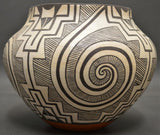 Native American, Vintage Acoma Pottery Olla, by  Adrienne Roy Keene, Ca. 1970's, #1463 SOLD