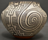 Native American, Vintage Acoma Pottery Olla, by  Adrienne Roy Keene, Ca. 1970's, #1463 SOLD