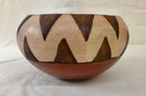 Native American, Vintage Maricopa Pottery Bowl, by Barbara Johnson, Ca 1950's, #1519a SOLD