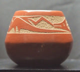 Tony Da, San Ildefonso Pueblo Avanyu Jar, #781 SOLD