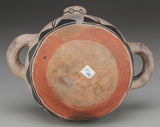 A Native American Historic Cochiti Polychrome Canteen, c. 1900, #797