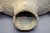 Native American, Rare Very Large Historic Hopi Pottery Water &amp; Snake Canteen, 1890's, #1654 SOLD