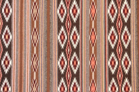 Native American Wide Ruins Pattern Woven Navajo Rug/Weaving/Textile by Blanche Hale, Ca 1970's, #921-SOLD