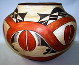 Native American, Historic Acoma, Polychrome Olla, #919