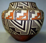 Native American, Historic Acoma Polychrome Olla, #920