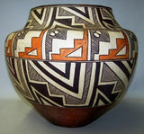 Native American, Historic Acoma Polychrome Olla, #920