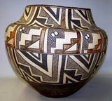 Native American, Historic Acoma Polychrome Olla, #920