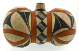 Native American, Acoma Double Lobed Canteen, Circa 1900-1930, #986 Sold