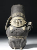 Chancay Bi-Chrome Pottery Effigy Jar , Ca 1000 to 1470   CE, #1103 SOLD