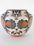 Native American Acoma Pottery Olla, by Rachel Aragon, Ca 1980's, #1374 SOLD