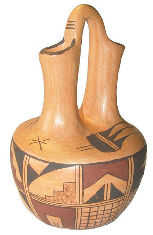 Native American, Vintage Hopi Wedding  Vase, by K. Collateta, Ca 1900's, #1402 SOLD