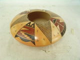 Native American Vintage Hopi Poly Chrome Bowl, by Alice Dashee, Ca 2000's, #1422 SOLD