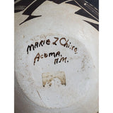 Native American, Vintage Acoma Pottery Bowl, by Marie Z Chino, CA 1950's, #1516 SOLD