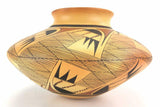 Native American Vintage Hopi Poly Chrome Pottery Jar, by Vernida Polacca Nampeyo (b.1955), #1438 SOLD