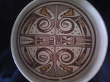 Native American, Hopi Poly Chrome Pottery Bowl, by Dee Setalla, #1536