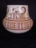 Native American Extraordinary Large Traditional Hopi Poly Chrome Pottery Jar, by Dee Setalla, # 1545 Sold