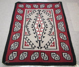 Native American, Navajo Weaving, Ganado Regional Design, Ca, 1980's #1072 Sold