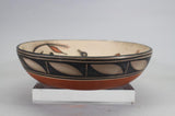 Native American, Santo Domingo Poly Chrome Pottery Bowl, by Robert Tenerio, #1178 sold