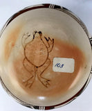 Vintage Hopi Poly Chrome Potter Bowl, by Joy Navasie (1919-2012) , Ca 1950's   #1308