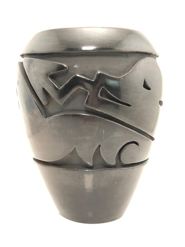 Native American, Vintage Santa Clara, Pueblo Pot, by Stella Chavarria, Ca. 1980's, #1506 SOLD