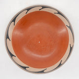 Native American, Santo Domingo Pottery Bowl, by Abel and Carol Calabaza, Ca 1980's, #1381 SOLD