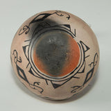 Native American, Historic Tesuque Pottery Bowl, Ca. 1930's-40's, # 1453 SOLD