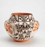 Native American, Vintage Acoma Poly Chrome Pottery Olla, by Marie Z Chino,CA 1950's, #1461 SOLD