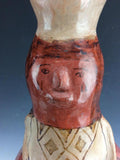 Native American Maricopa Pottery Vase by Vesta Bread, (1912-1976). Ca 1950's, #1182