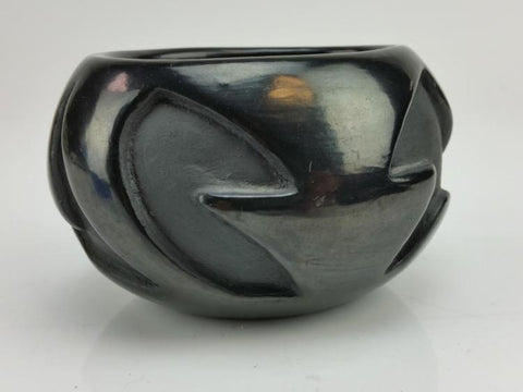 Native American, Santa Clara Pottery Bowl, By Frances Salazar (1936-2002), Ca 1970's, #1296