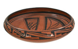 Native American, Hopi Pottery Bowl with Butterfly, by Edith Nash, Ca 1960's, #879 SOLD