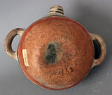 Native American, Historic Cochiti Pueblo Pottery Canteen, Ca 1930's, #1180